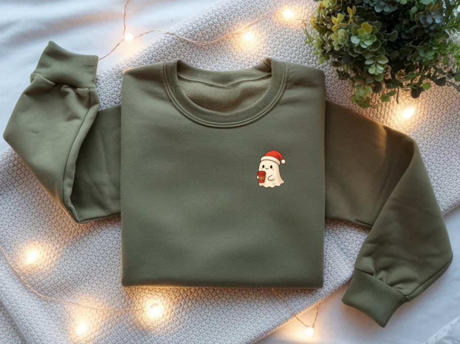 Christmas Ghost Crewneck Sweater