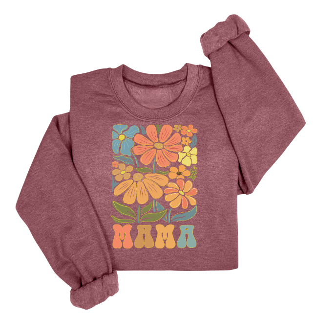Boho Mama Crewneck Sweater