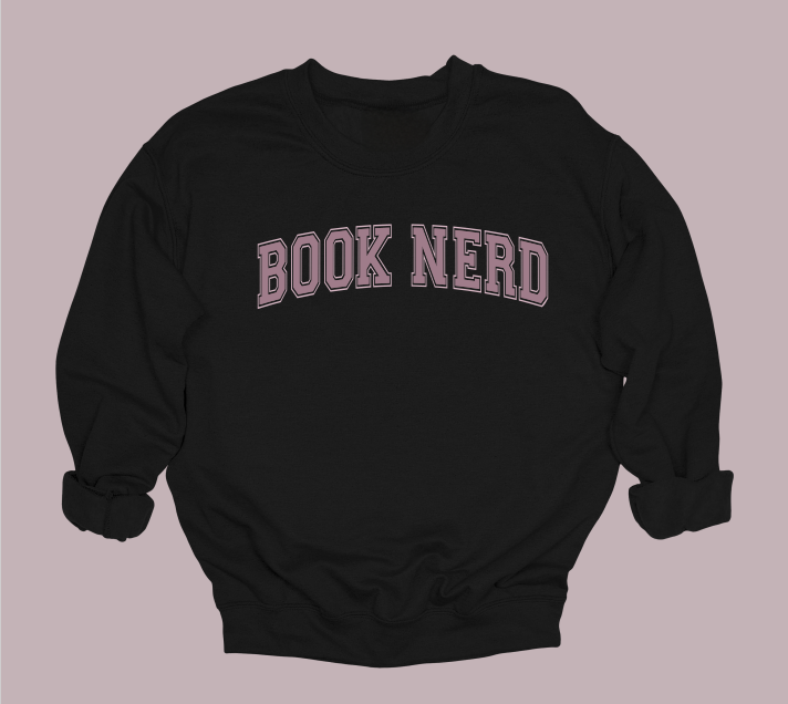 Book Nerd Crewneck Sweater