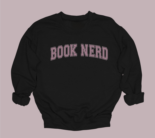 Book Nerd Crewneck Sweater