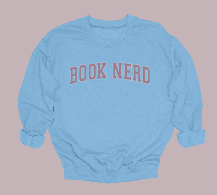 Book Nerd Crewneck Sweater