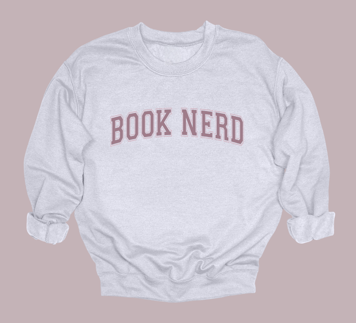 Book Nerd Crewneck Sweater
