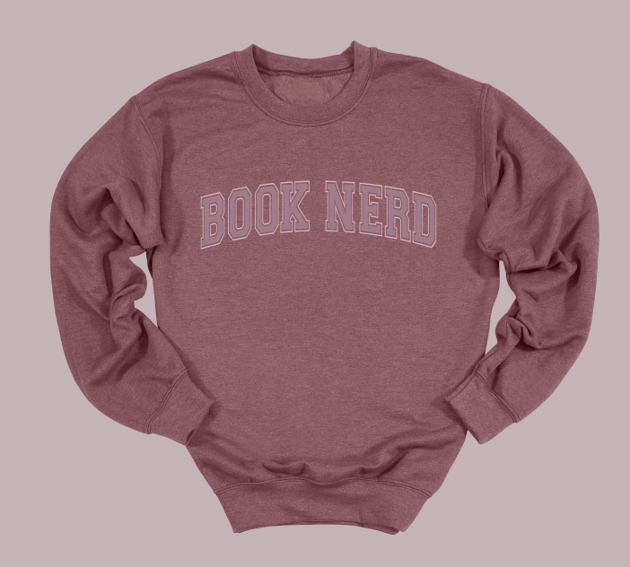 Book Nerd Crewneck Sweater