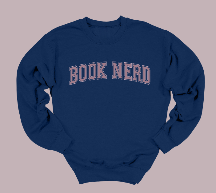 Book Nerd Crewneck Sweater