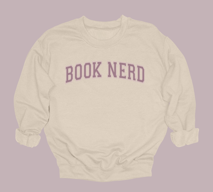 Book Nerd Crewneck Sweater