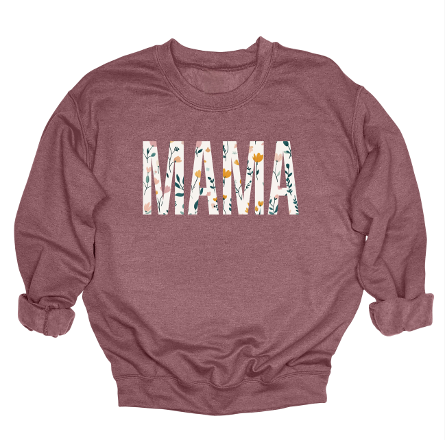 Floral Mama Crewneck Sweater