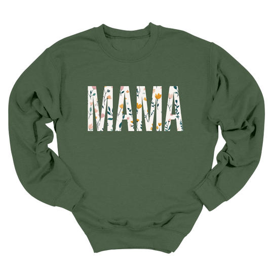 Floral Mama Crewneck Sweater