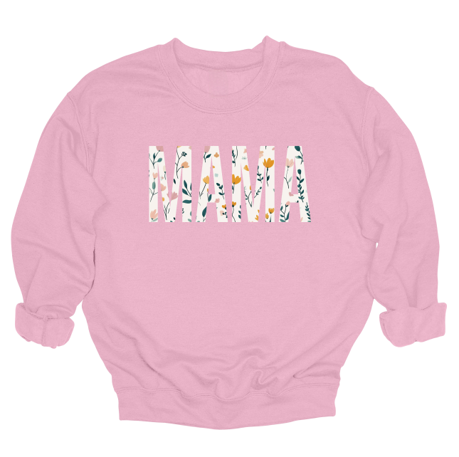 Floral Mama Crewneck Sweater