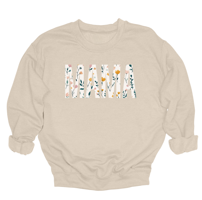 Floral Mama Crewneck Sweater
