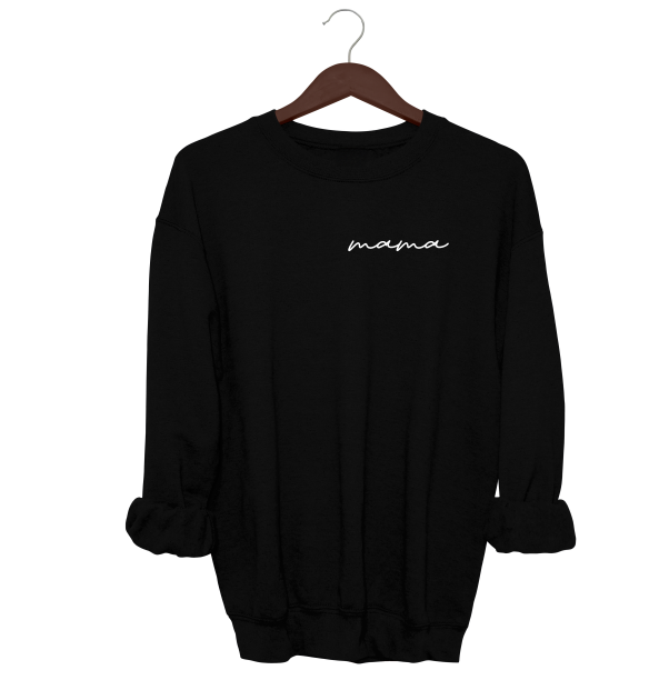 Handwritten Mama Crewneck Sweater