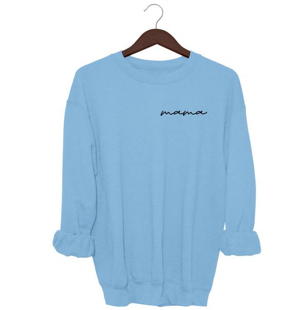 Handwritten Mama Crewneck Sweater
