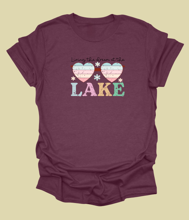Living The Dream at the Lake T-Shirt
