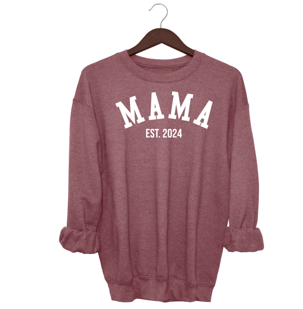 Varsity MAMA Crewneck Sweater