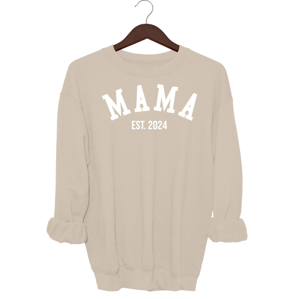 Varsity MAMA Crewneck Sweater