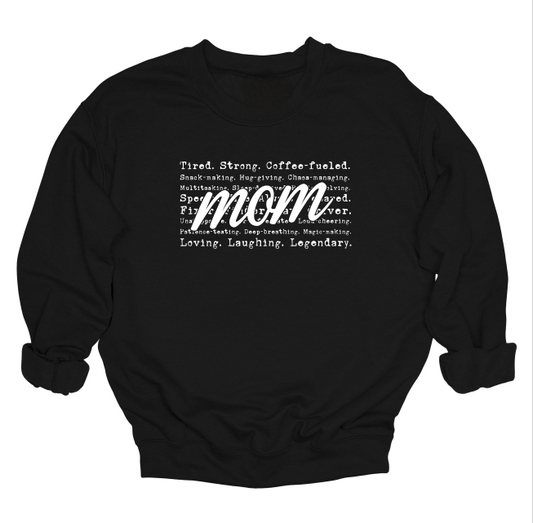 Definition of a Mom Crewneck Sweater