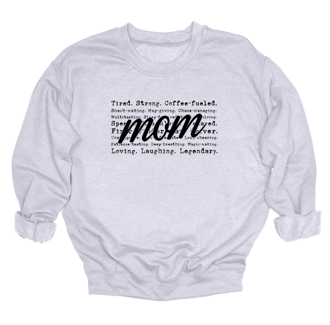 Definition of a Mom Crewneck Sweater