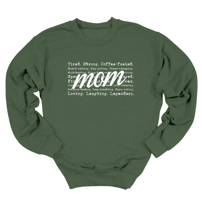 Definition of a Mom Crewneck Sweater