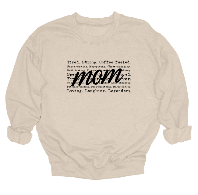Definition of a Mom Crewneck Sweater
