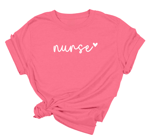 Handwritten Nurse with Heart