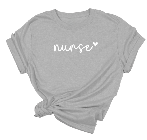 Handwritten Nurse with Heart