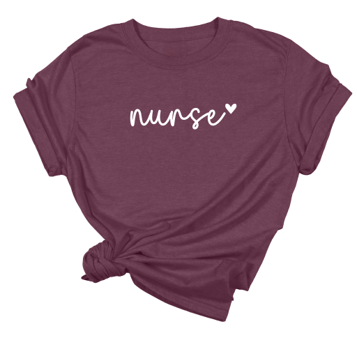 Handwritten Nurse with Heart