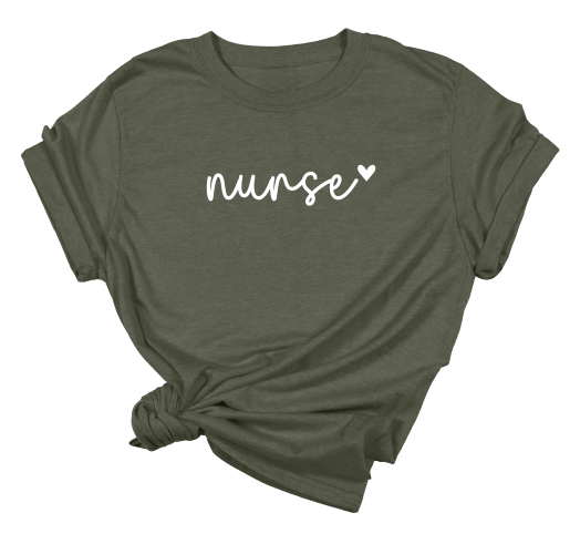Handwritten Nurse with Heart