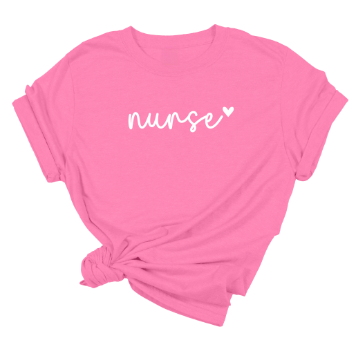 Handwritten Nurse with Heart