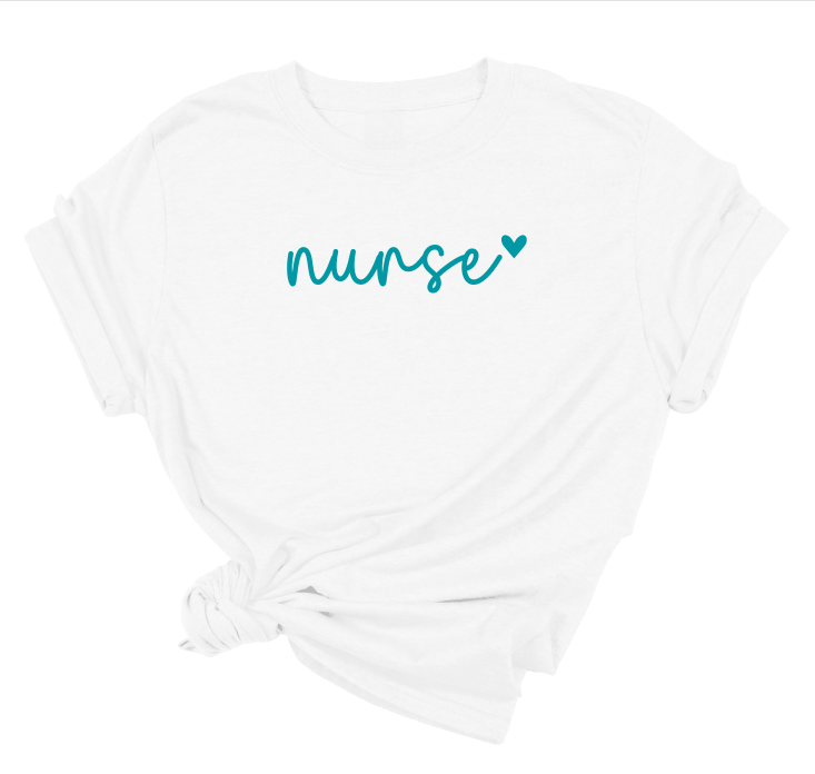Handwritten Nurse with Heart