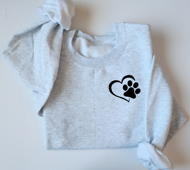 Heart with Paw Print