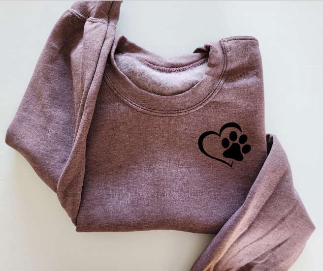 Heart with Paw Print
