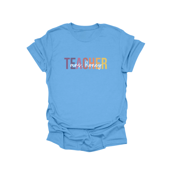 Personalized Teacher T-Shirt