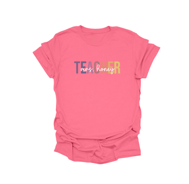 Personalized Teacher T-Shirt