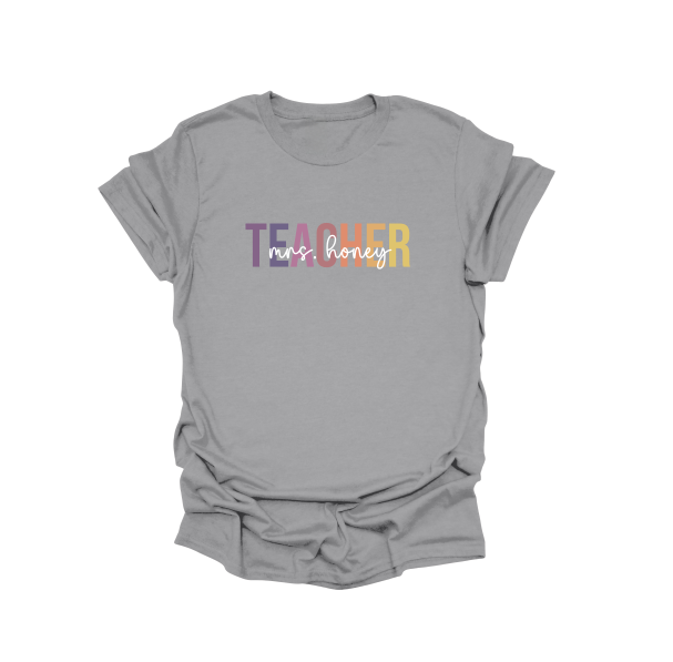 Personalized Teacher T-Shirt