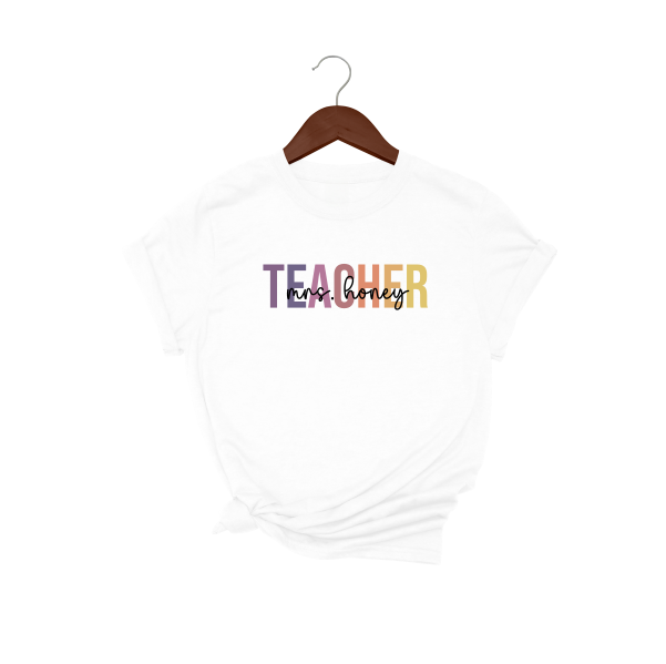 Personalized Teacher T-Shirt