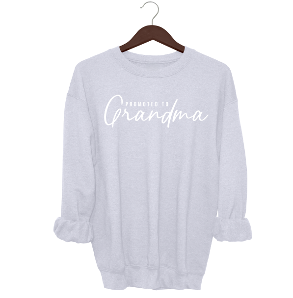Promoted to Grandma Crewneck Sweater