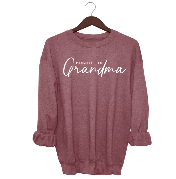 Promoted to Grandma Crewneck Sweater