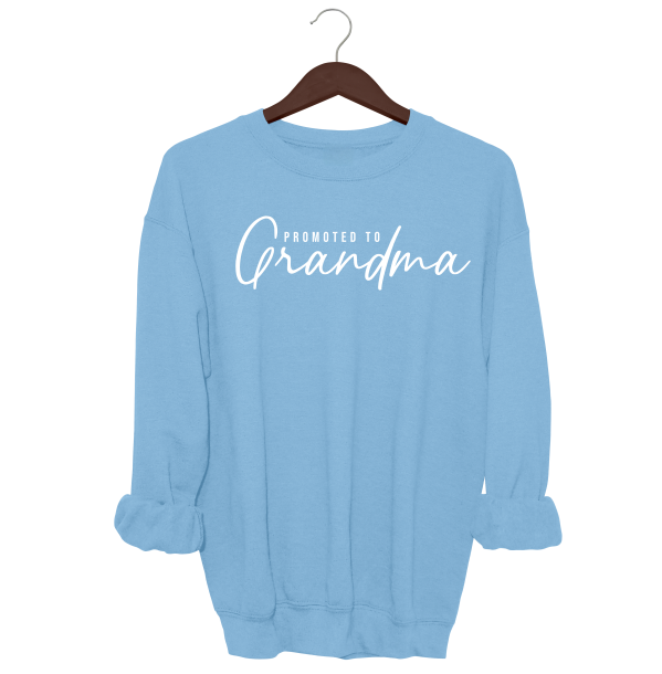 Promoted to Grandma Crewneck Sweater