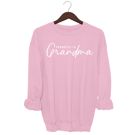 Promoted to Grandma Crewneck Sweater
