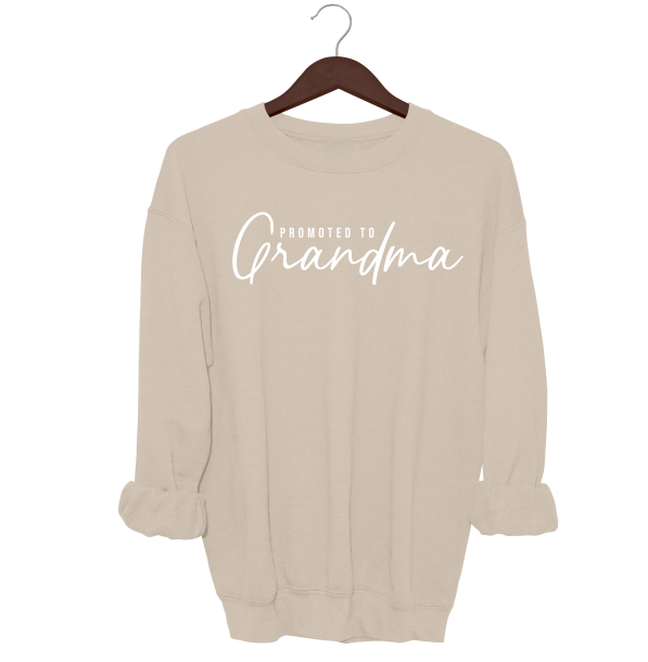 Promoted to Grandma Crewneck Sweater