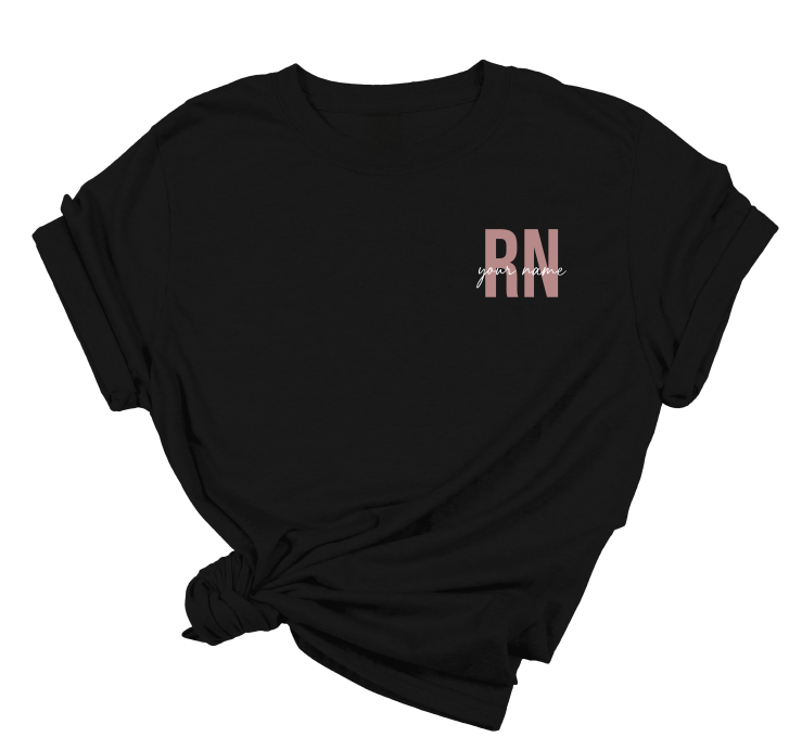 Personalized RN T-Shirt