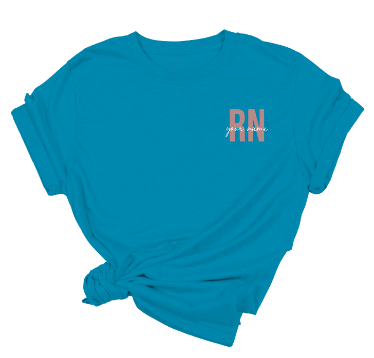 Personalized RN T-Shirt