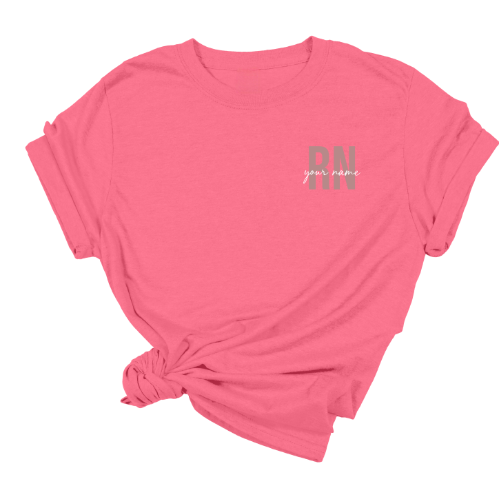 Personalized RN T-Shirt