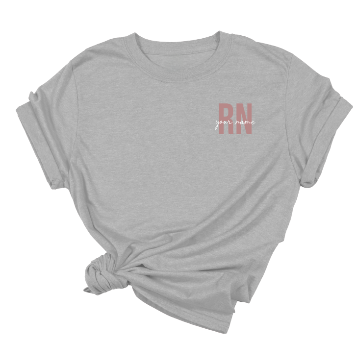 Personalized RN T-Shirt