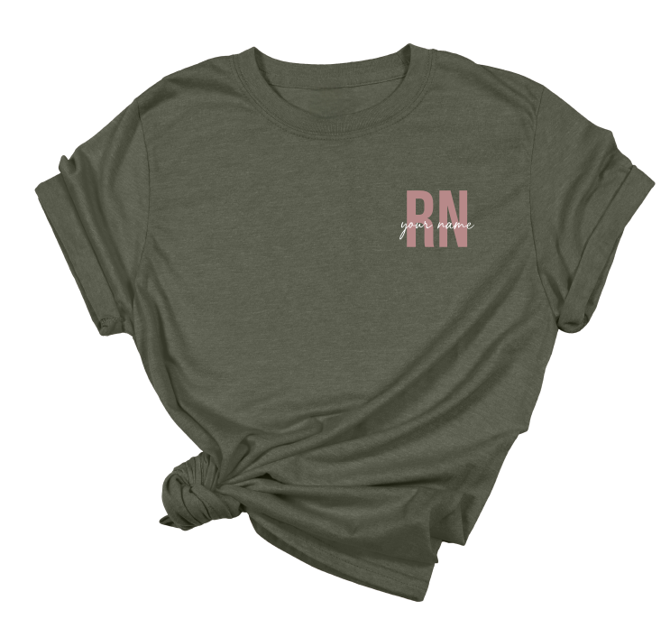 Personalized RN T-Shirt
