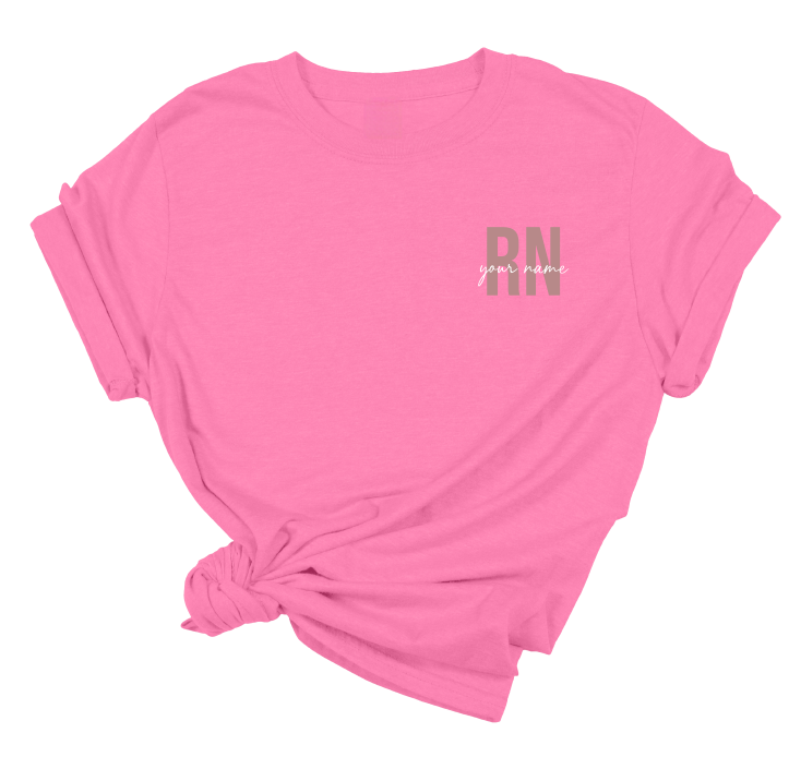 Personalized RN T-Shirt