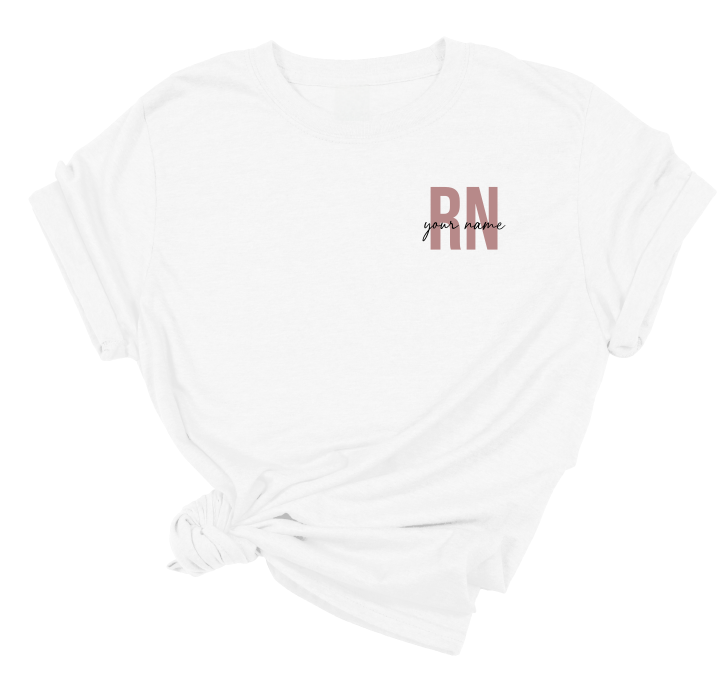 Personalized RN T-Shirt