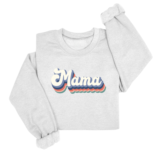 Retro Mama Crewneck Sweater