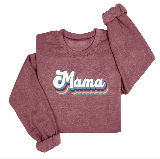 Retro Mama Crewneck Sweater