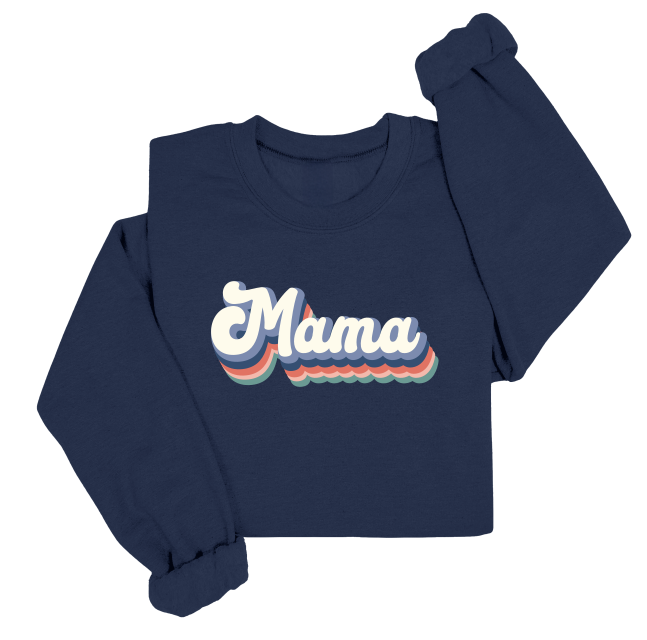Retro Mama Crewneck Sweater