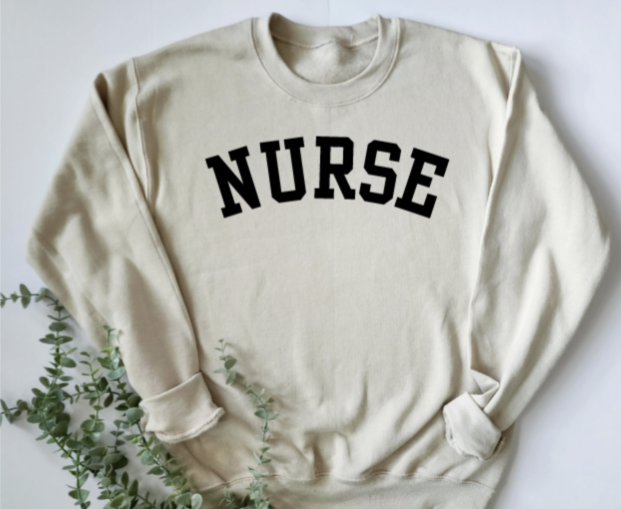 Varsity Job Title Sweater